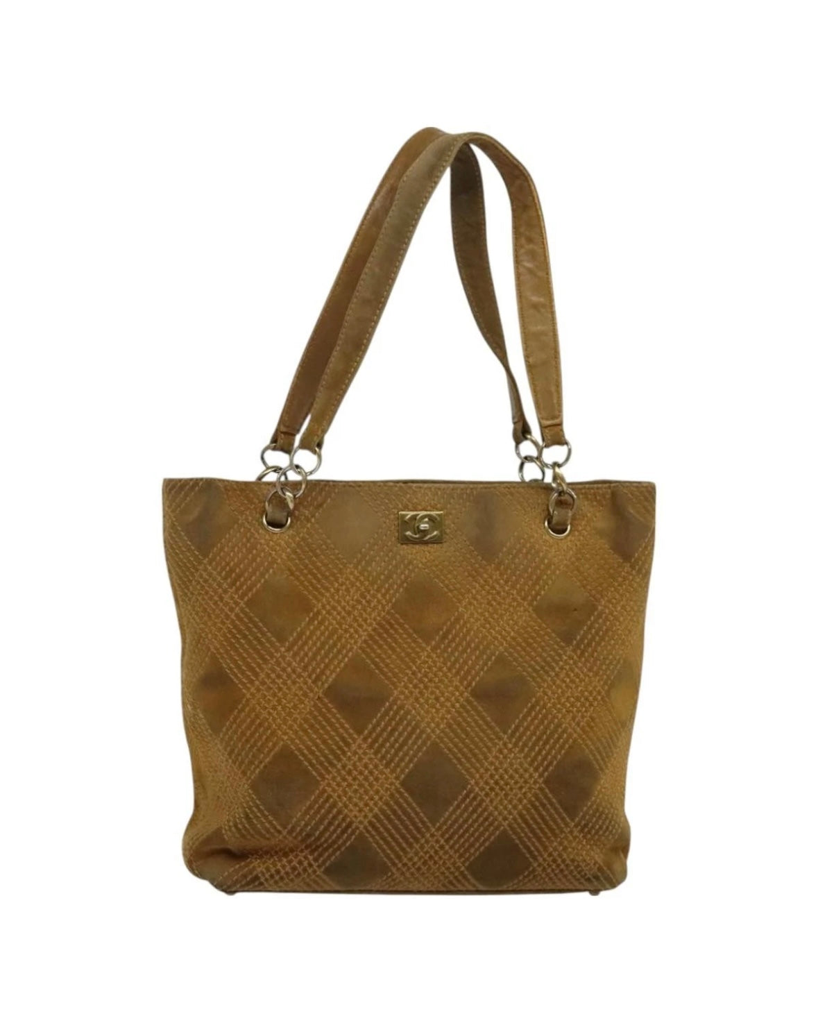 Chanel Tan Suede Tote