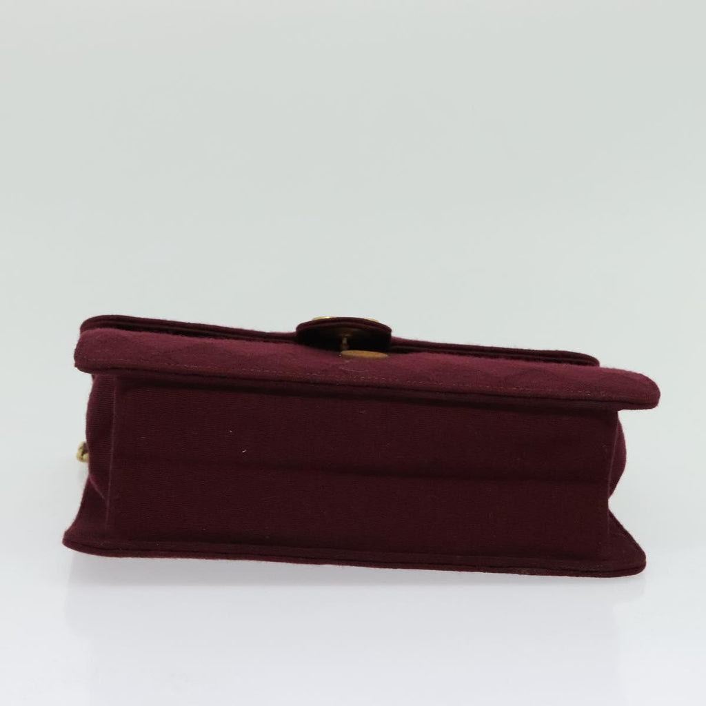 Chanel burgundy flap bag