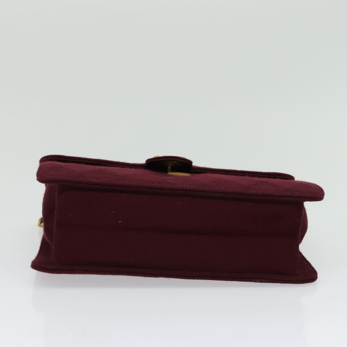 Chanel burgundy flap bag