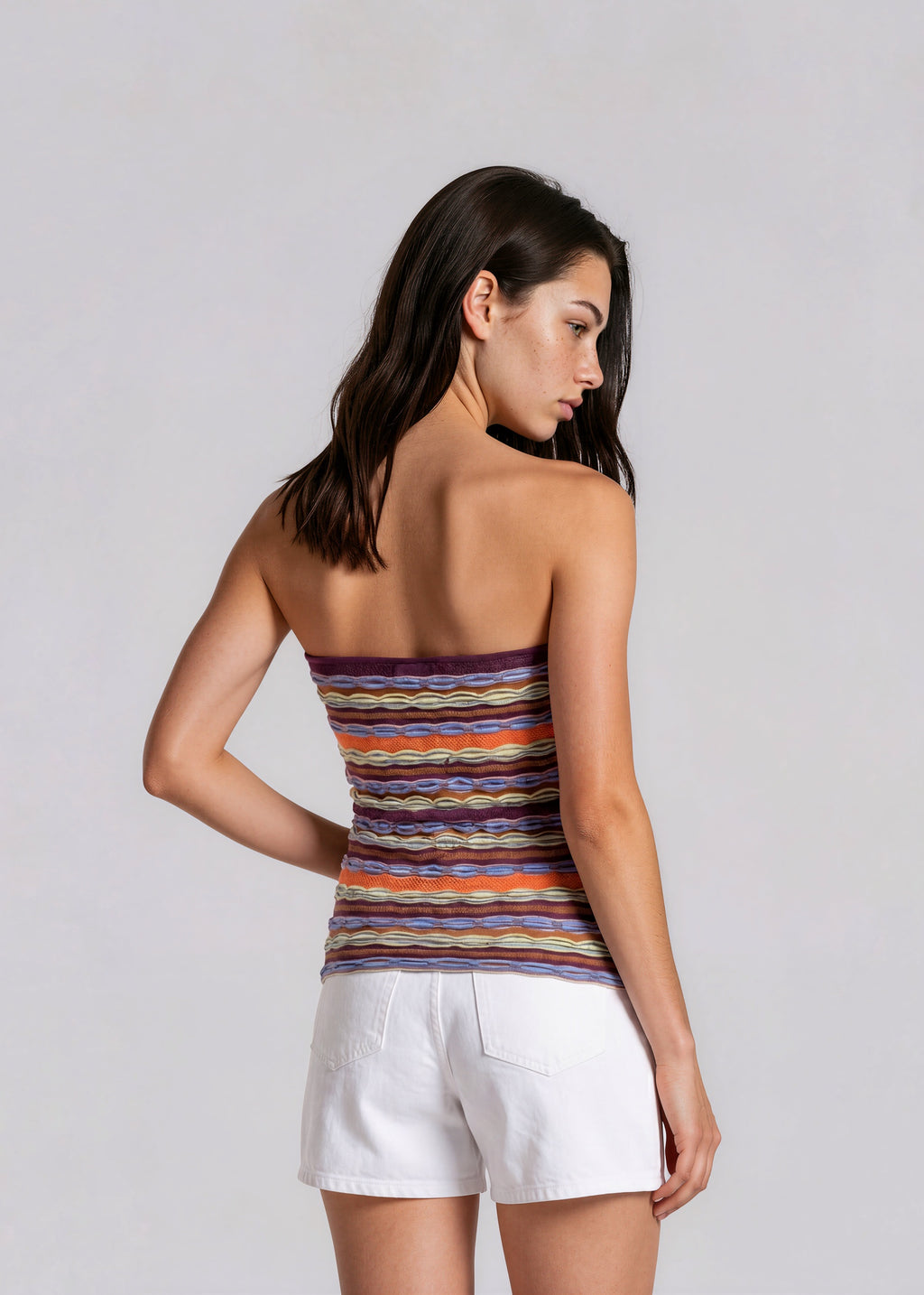 Missoni Printed Strapless Top