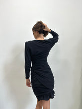 Load image into Gallery viewer, Ungaro Black Ruched Dress
