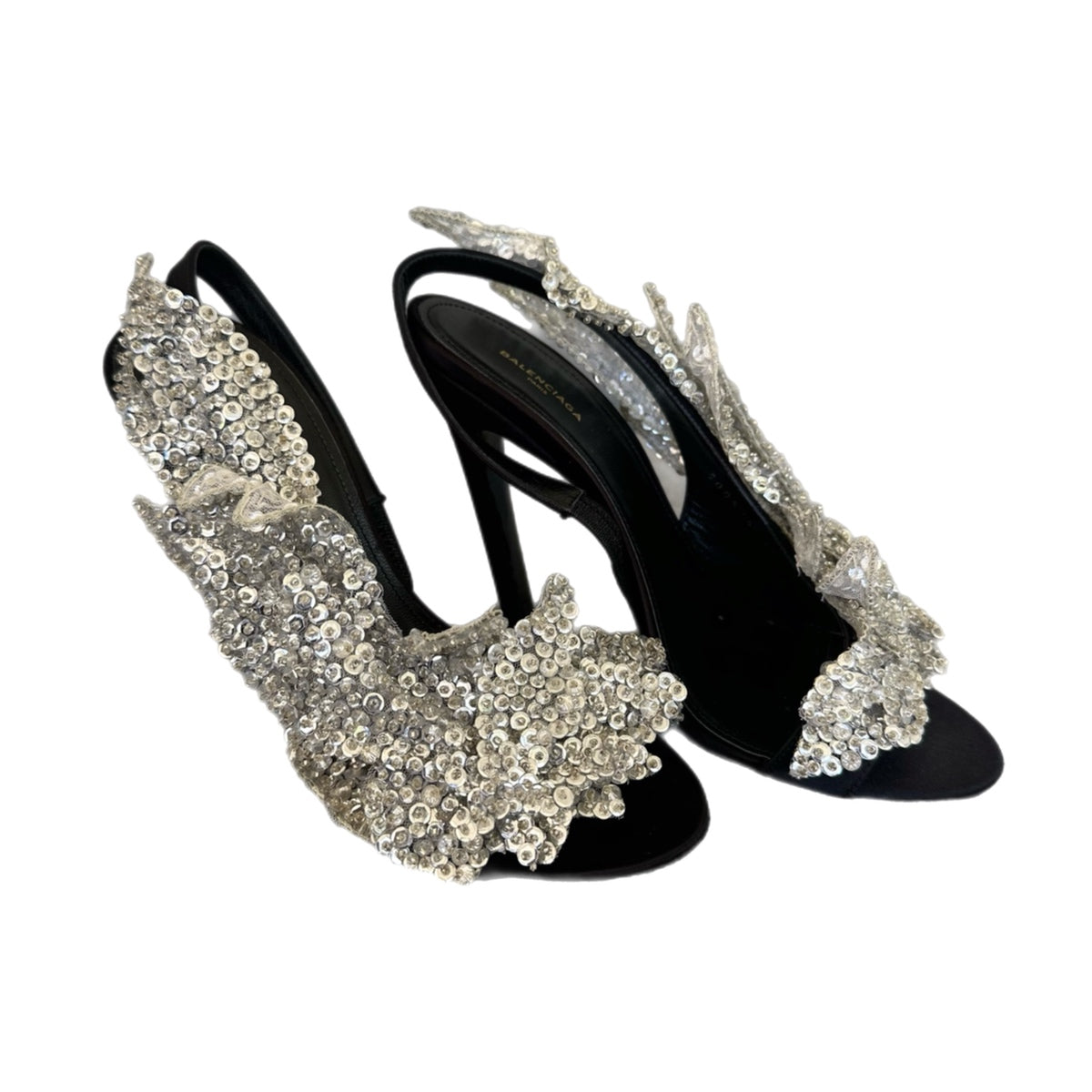 Balenciaga Slash Cloth Heels