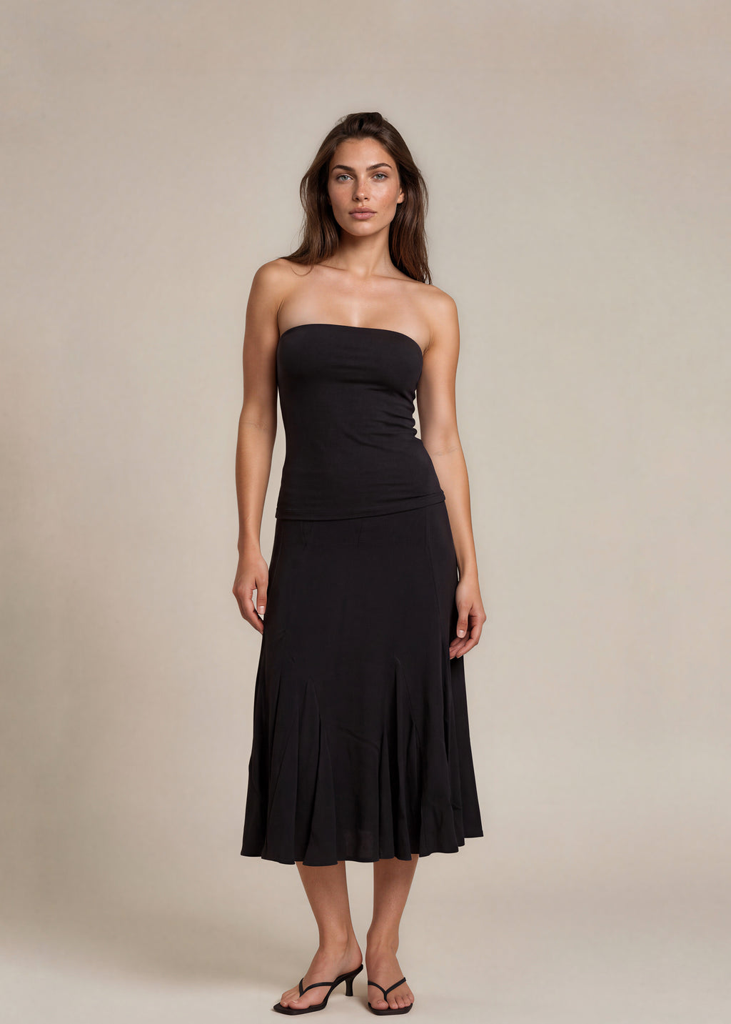 Dior Black Ruffle Skirt