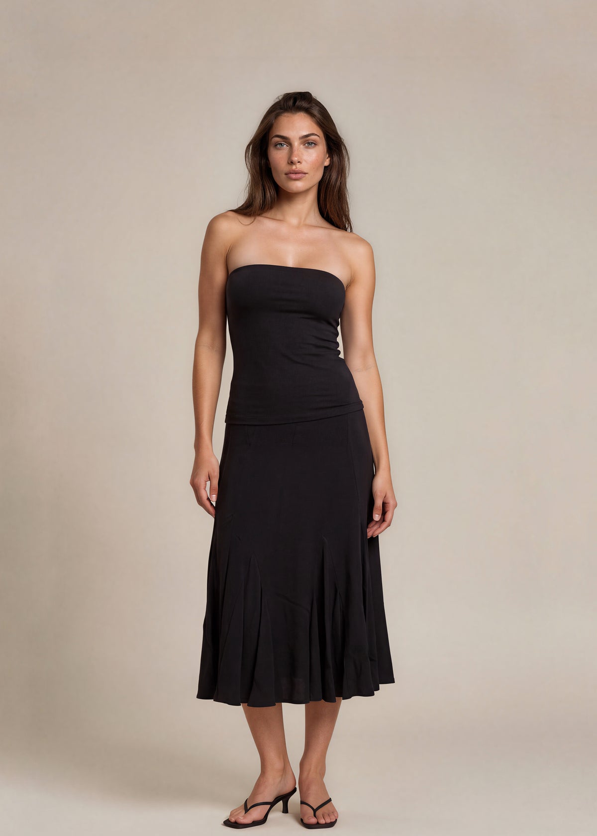 Dior Black Ruffle Skirt