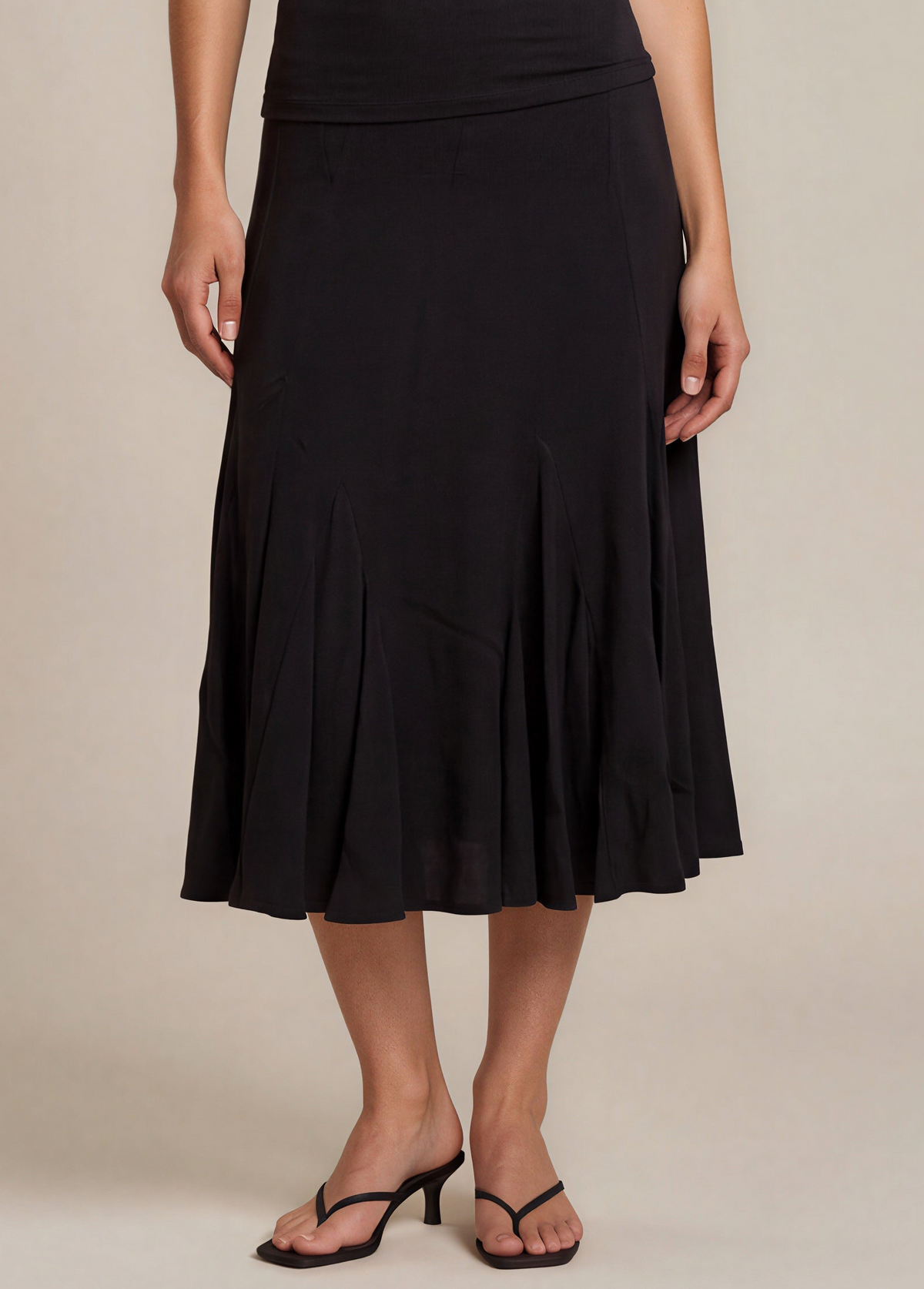 Dior Black Ruffle Skirt