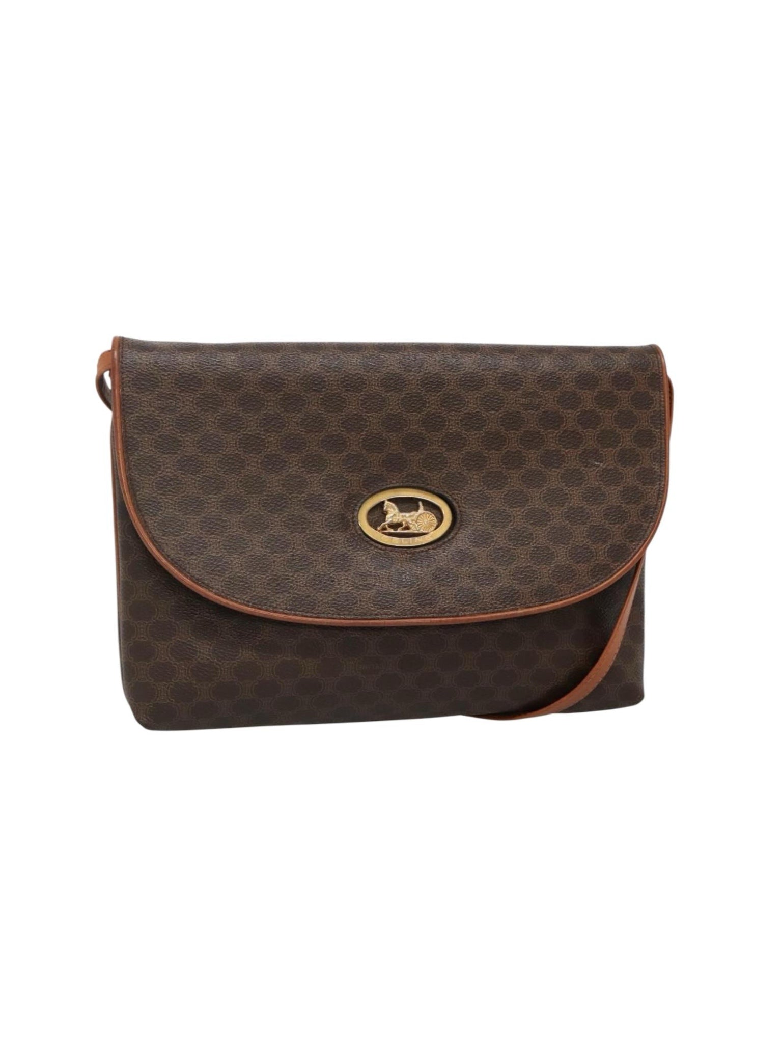 Celine Macadam Logo Shoulder Bag