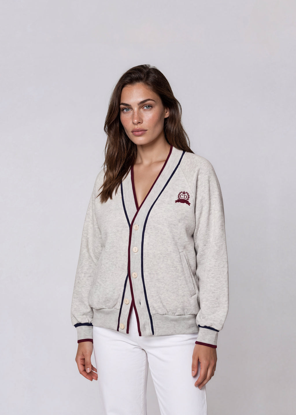 Dior Heather Grey Cardigan