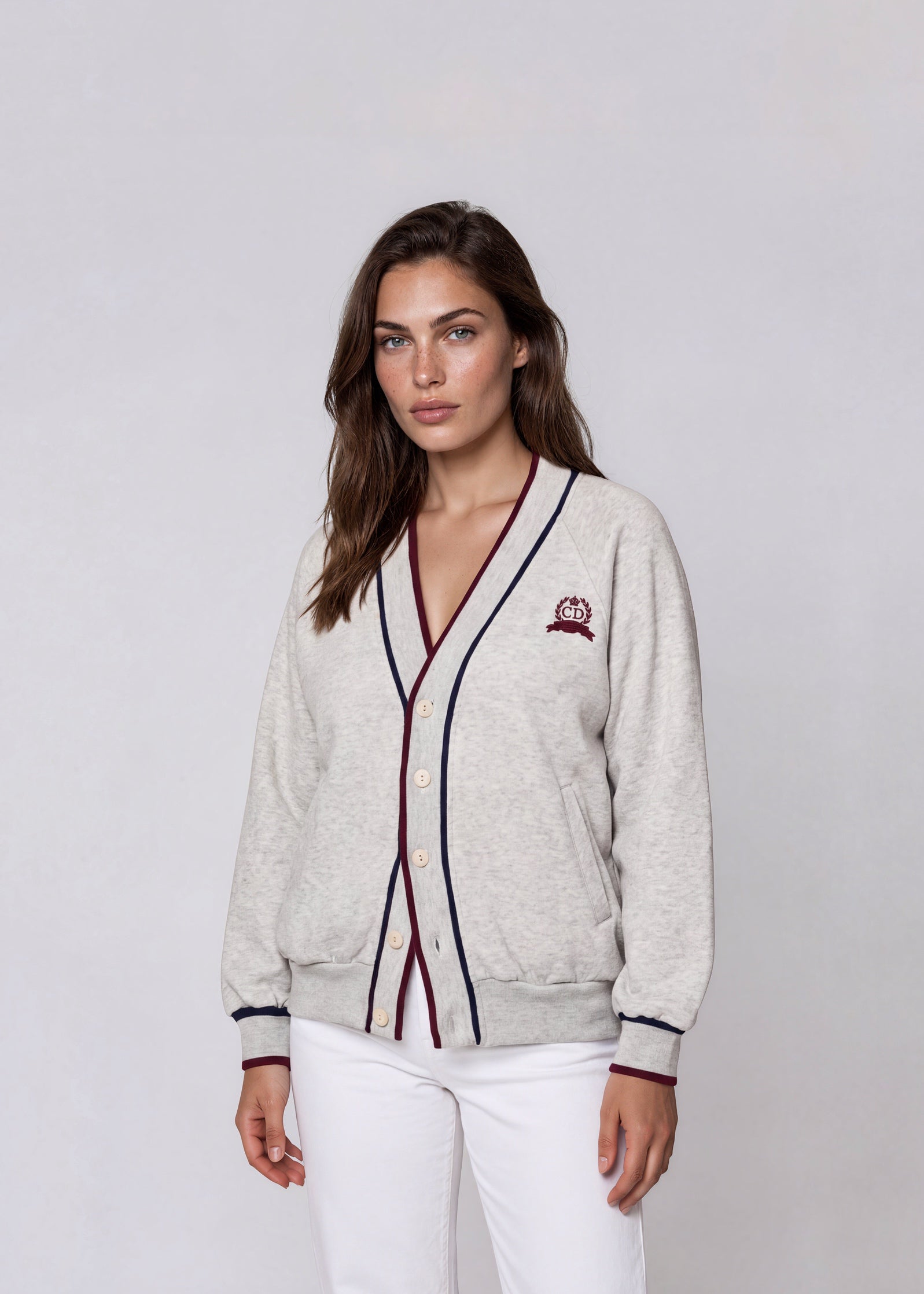 Dior Heather Grey Cardigan