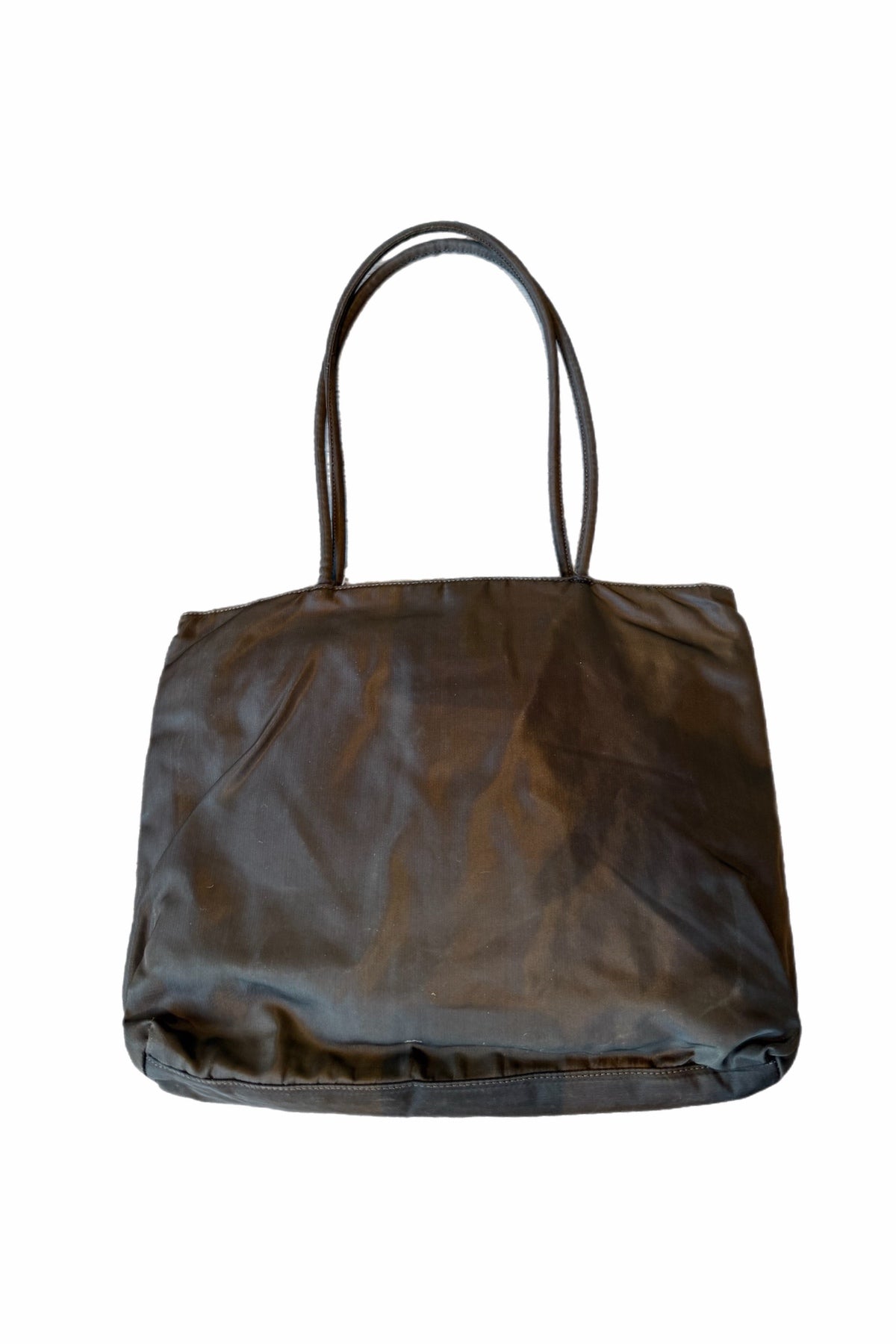 Prada Brown Nylon Tote