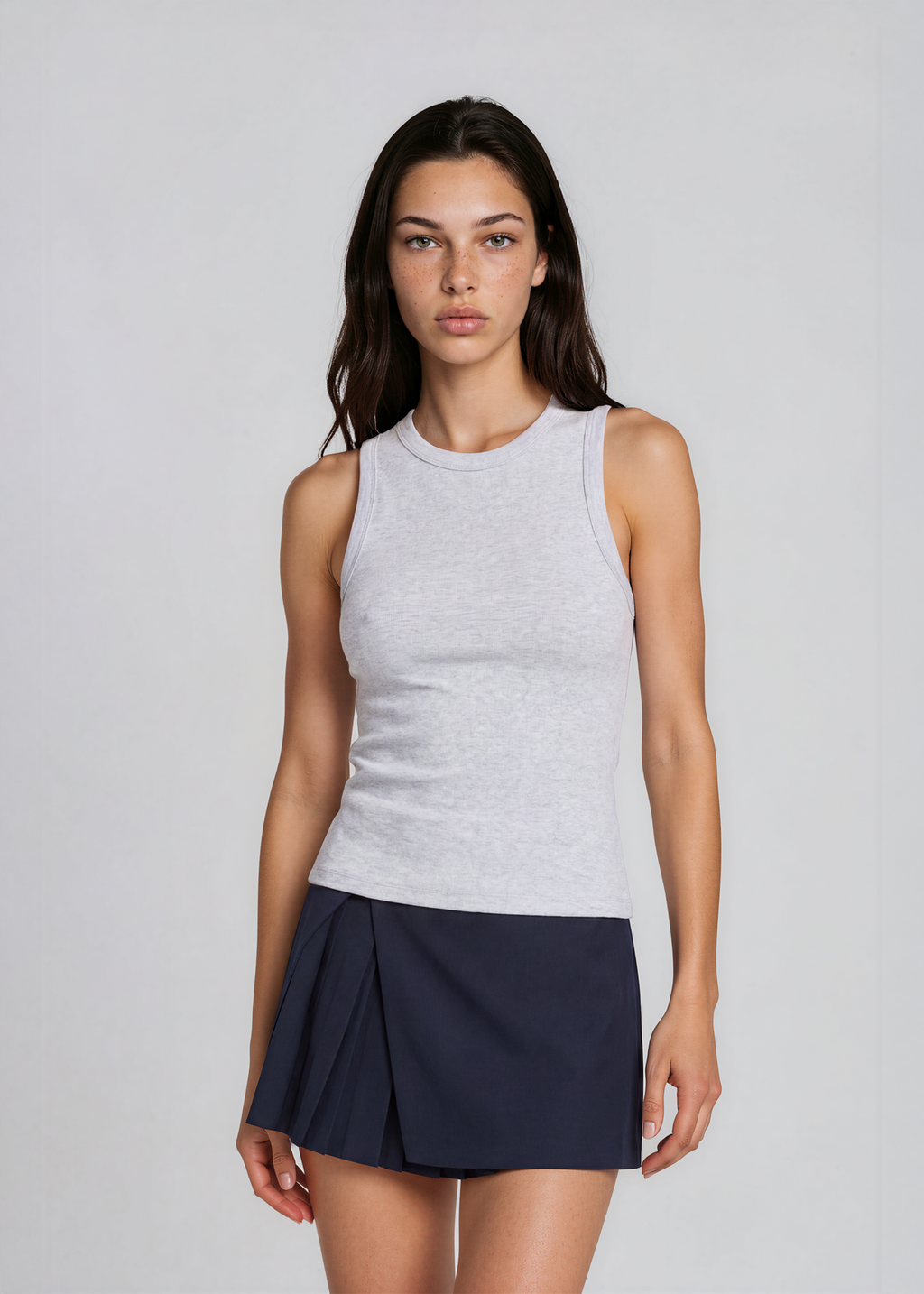 Versace Black Pleated Mini Skirt