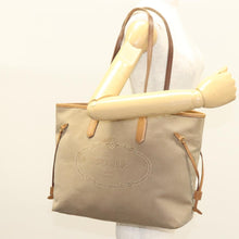 Load image into Gallery viewer, Prada Tan Logo Tote
