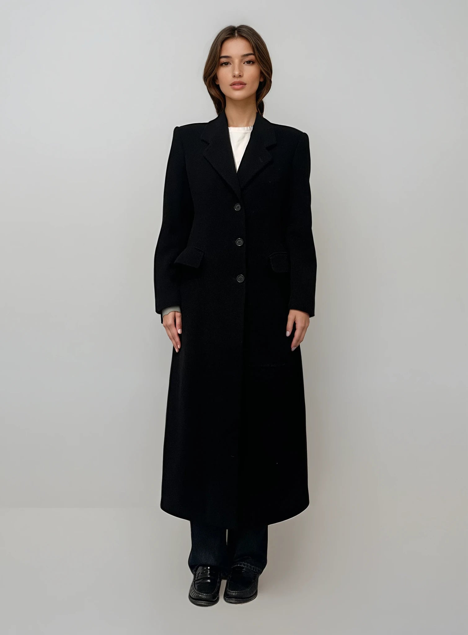 Armani Black Long Coat