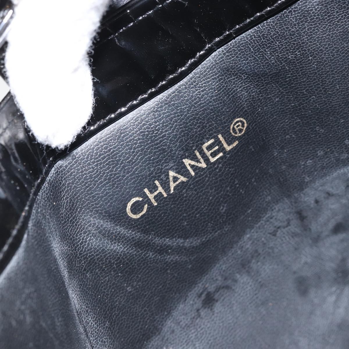 Chanel Black Patent Shoulder Bag