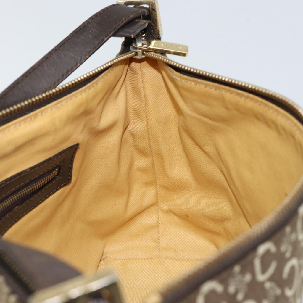 Celine Brown and Cream Handbag