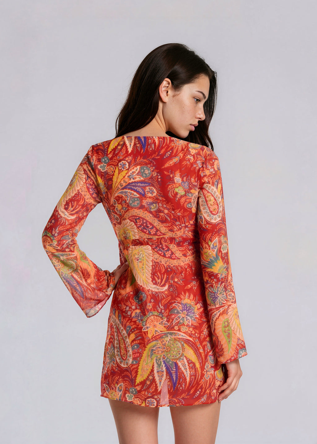 Etro Floral Printed Mini Dress