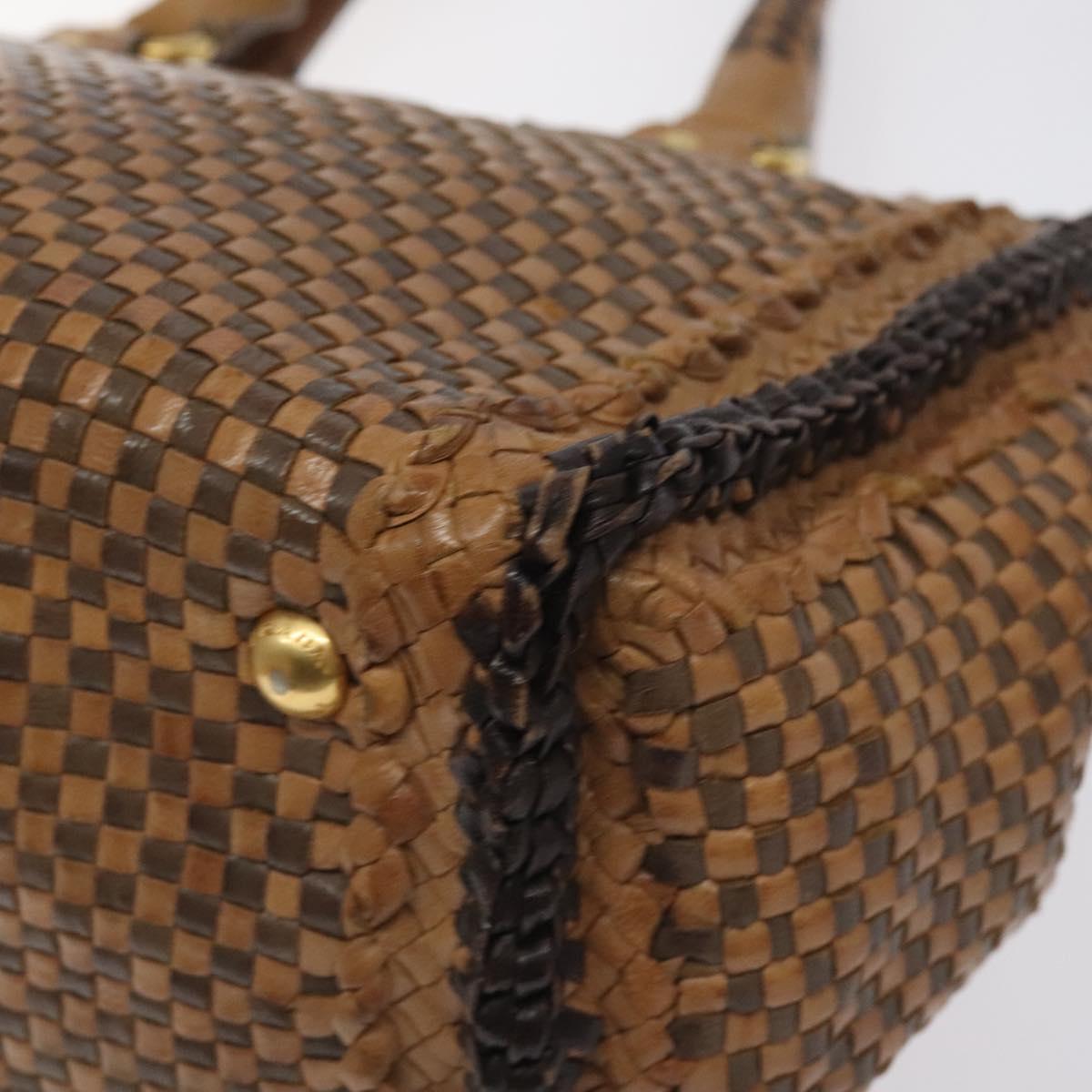 Prada Woven Leather Handbag