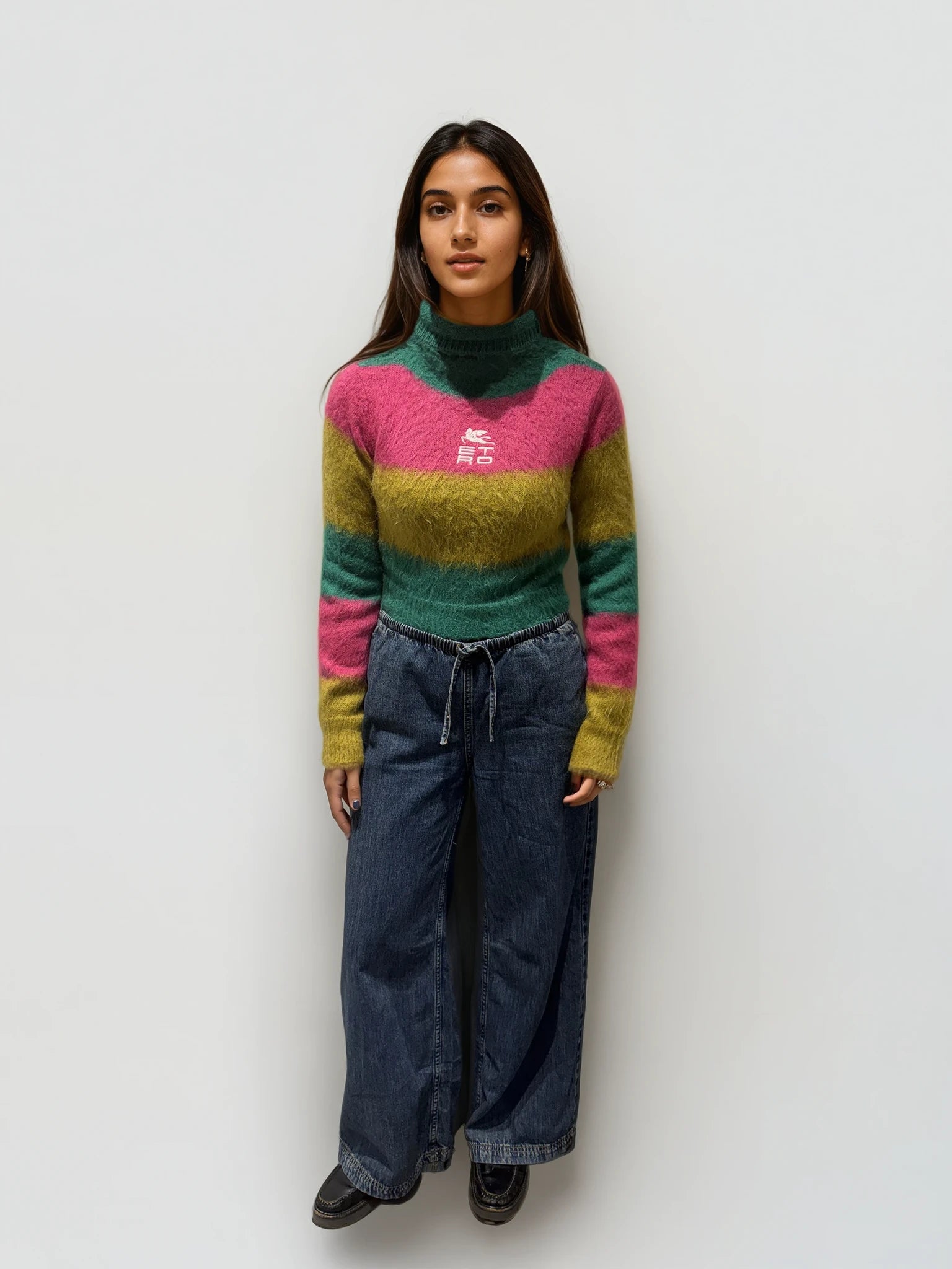 Etro Colorful Cropped Sweater