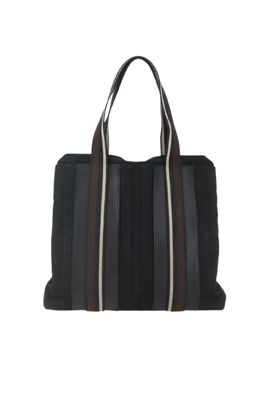 Hermès Black and Brown Tote