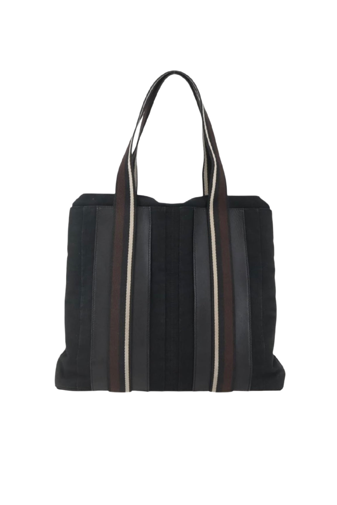 Hermès Black and Brown Tote