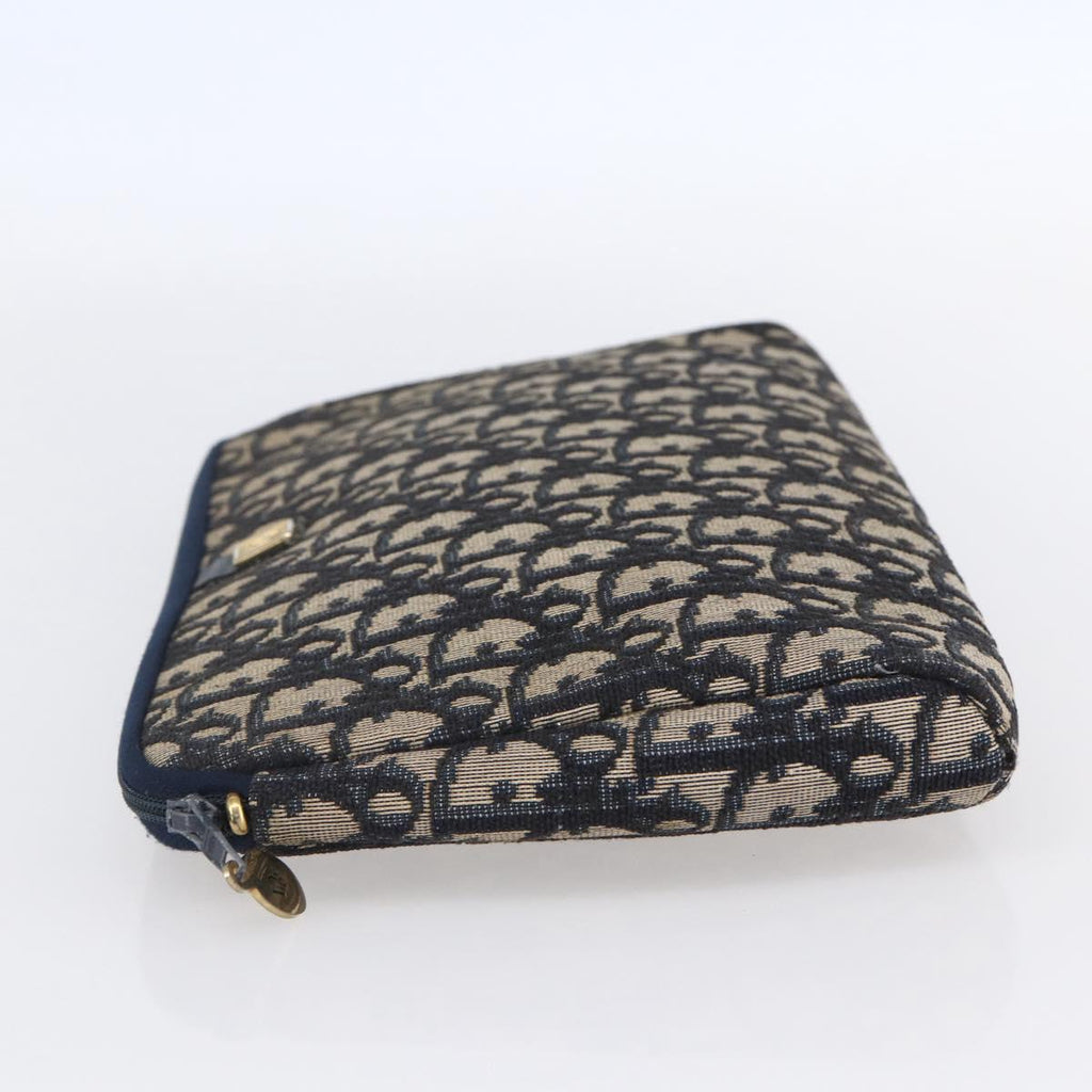 Dior Navy Monogram Clutch