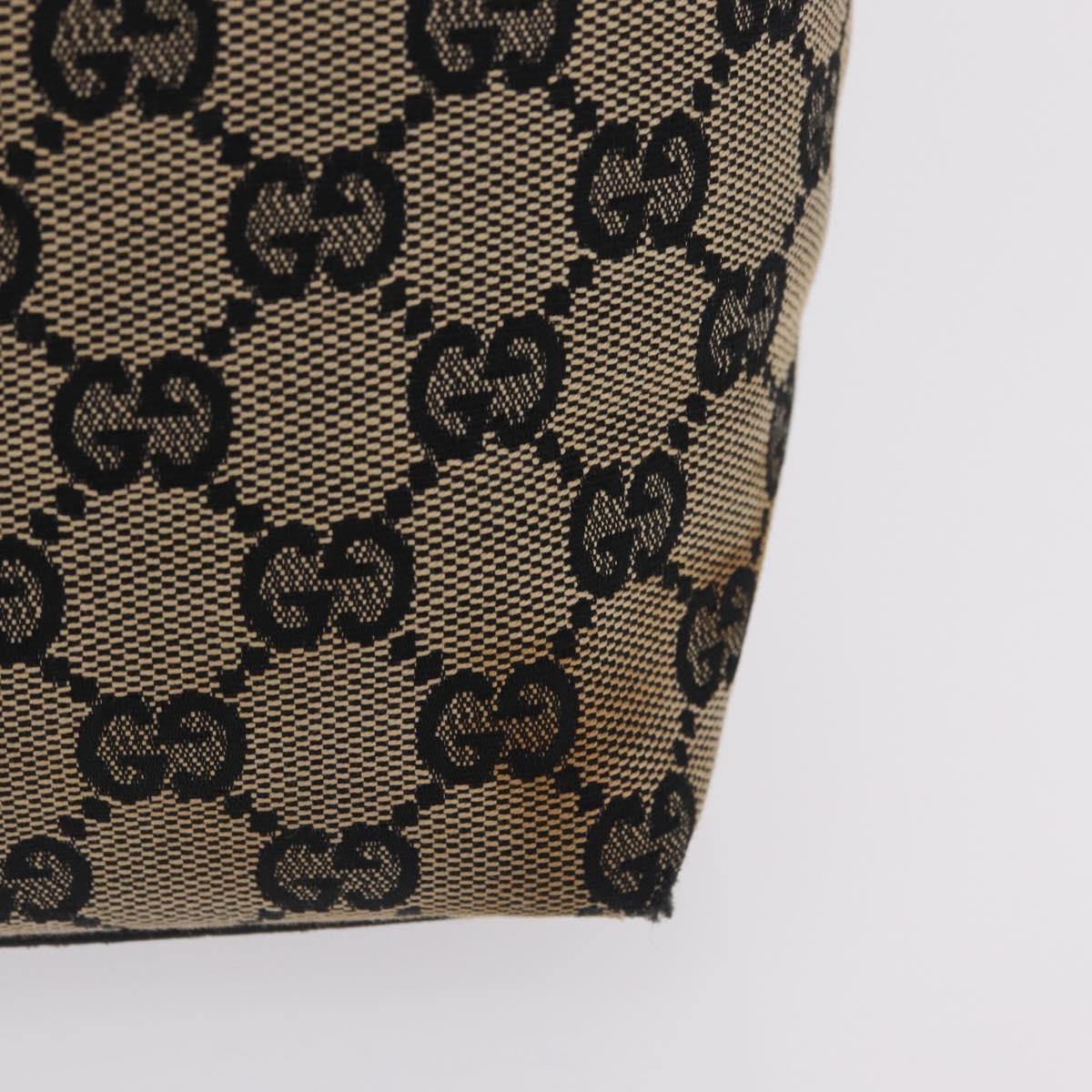 Gucci Tan and Black Monogram Mini Tote