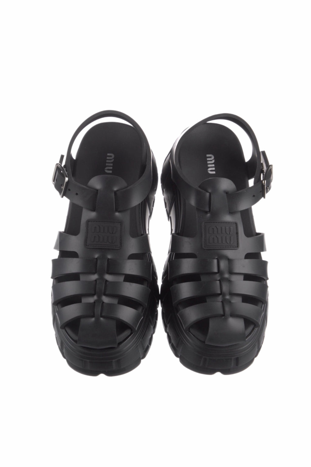 Miu Miu Black Fisherman Clogs
