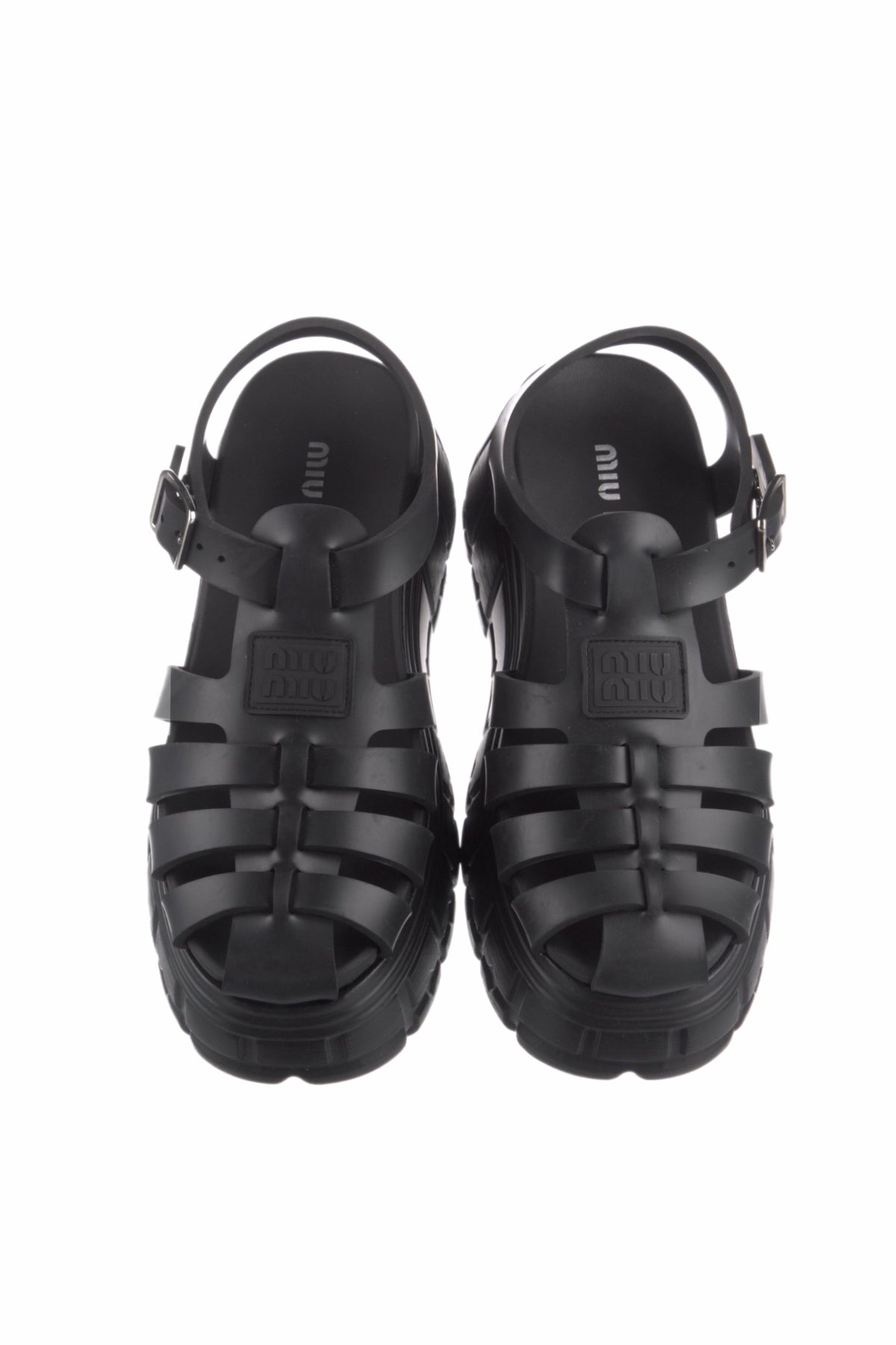 Miu Miu Black Fisherman Clogs