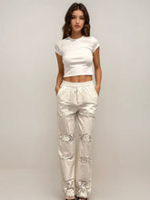 Load image into Gallery viewer, Dolce &amp; Gabbana Lace and Cotton Pants
