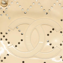 Load image into Gallery viewer, Chanel Cream Preforated Tote
