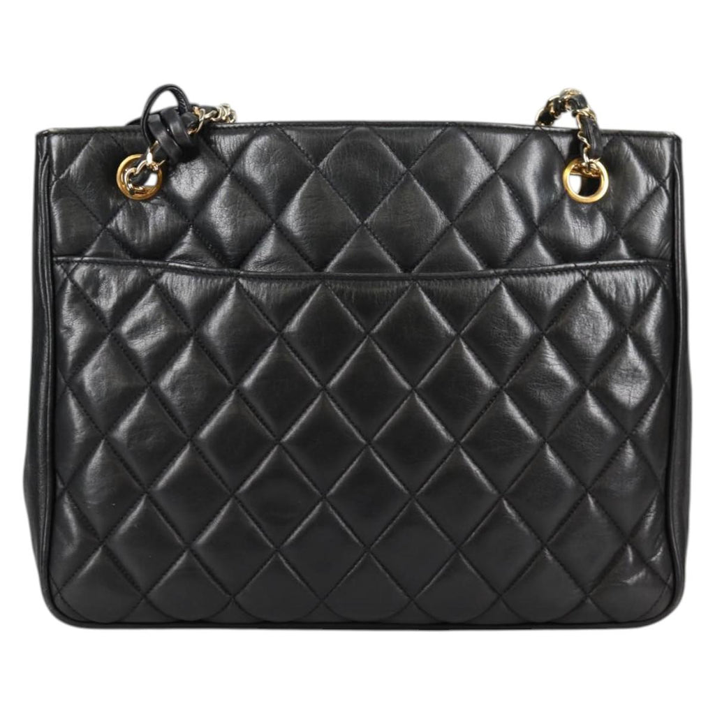 Chanel Black Leather Tote