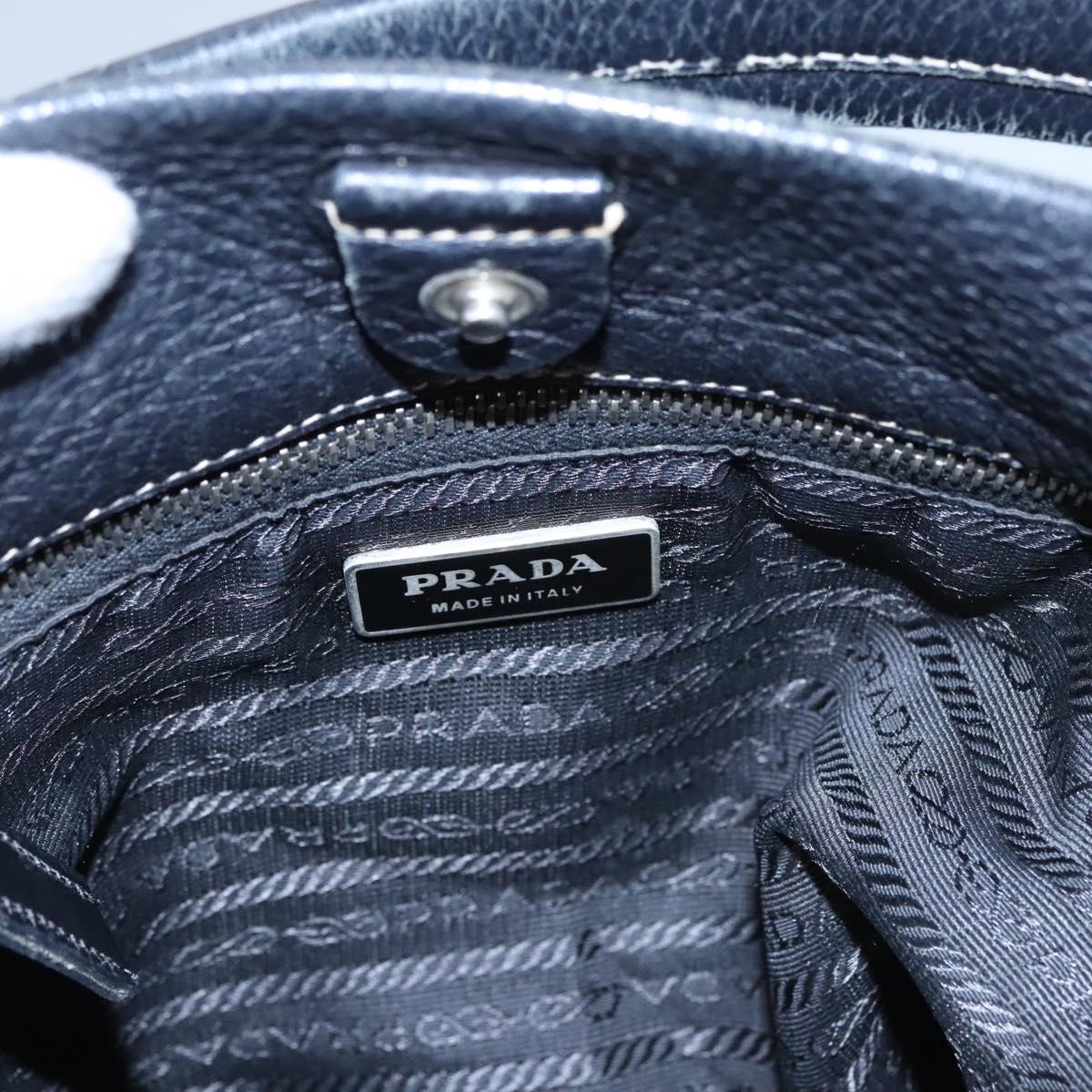 Prada Black Nylon and Leather Hobo Bag
