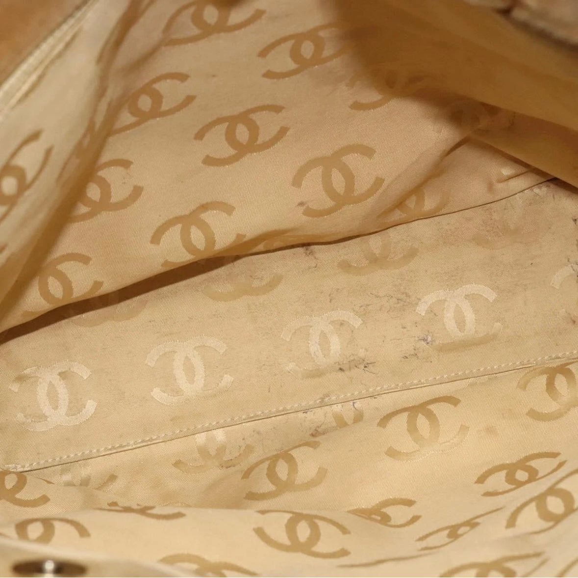 Chanel Tan Suede Tote