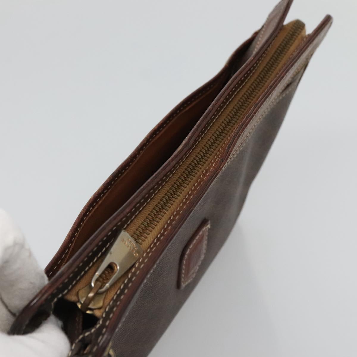 Celine Monogram Brown Clutch