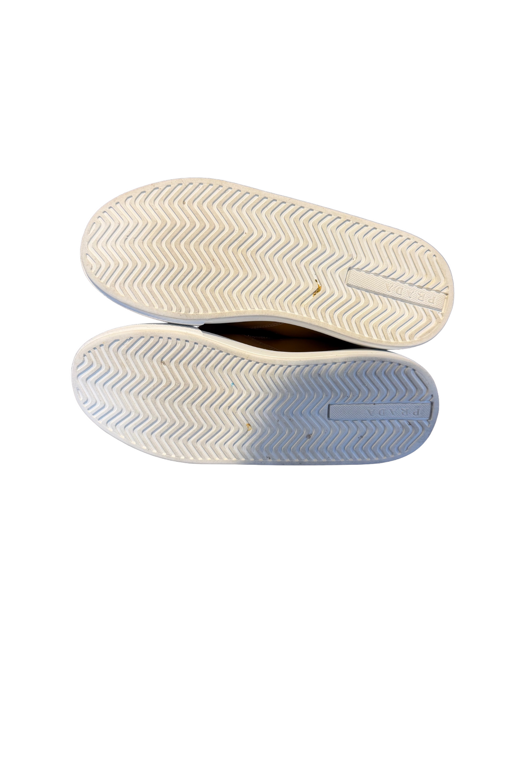 Prada Tan Leather Sneakers