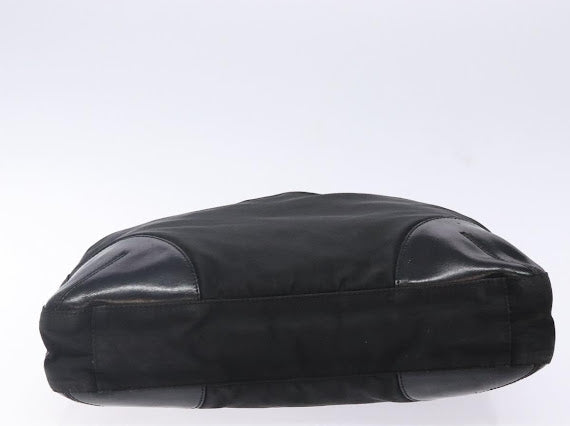 Prada Black and Leather Nylon Tote