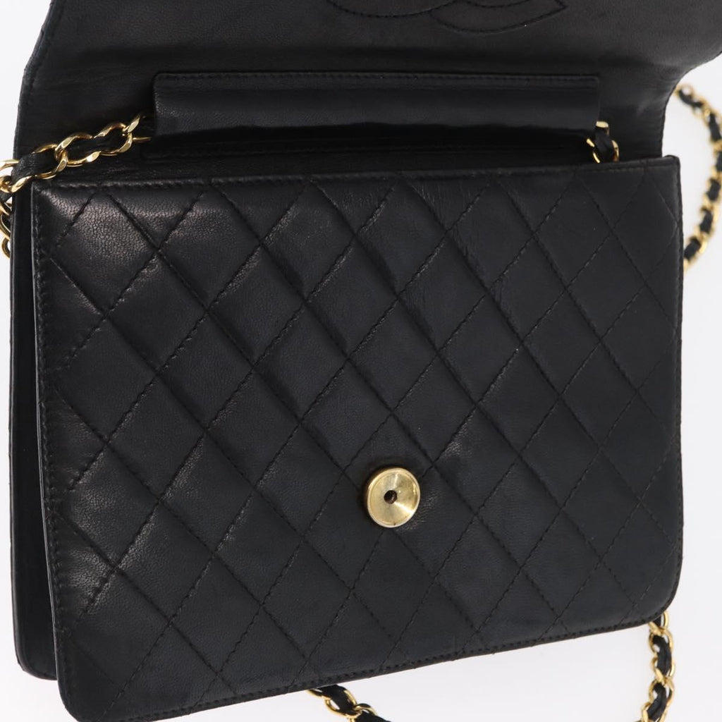 Chanel Black Leather Flap Bag