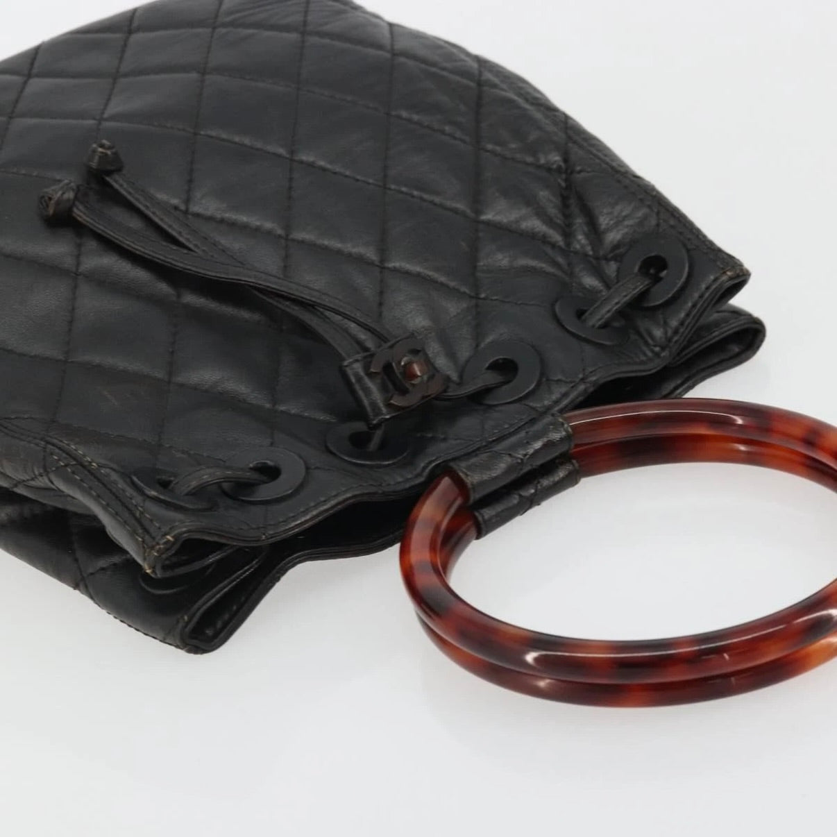 Chanel Black Leather Handbag