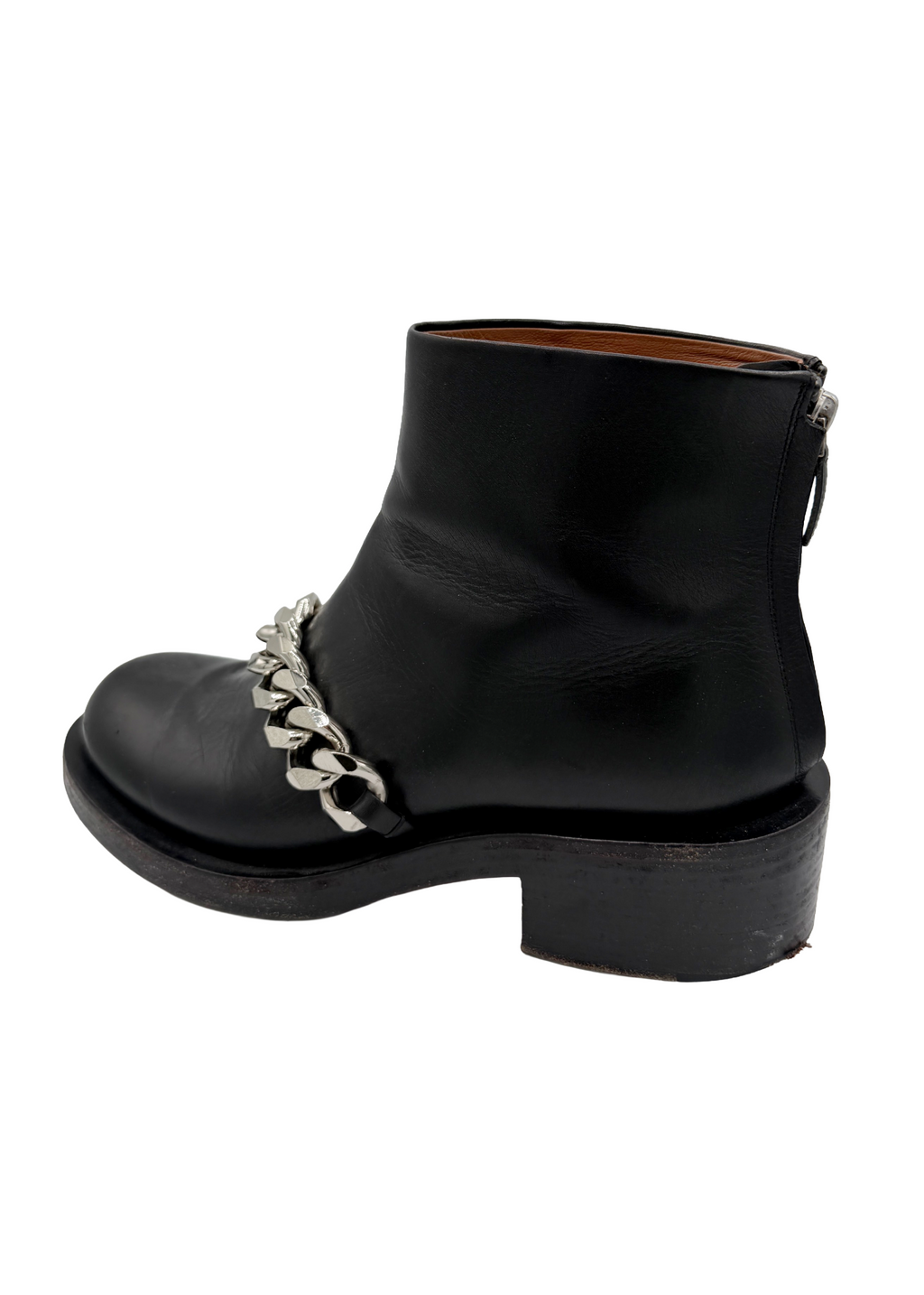 Givenchy Black Chain Ankle Boots