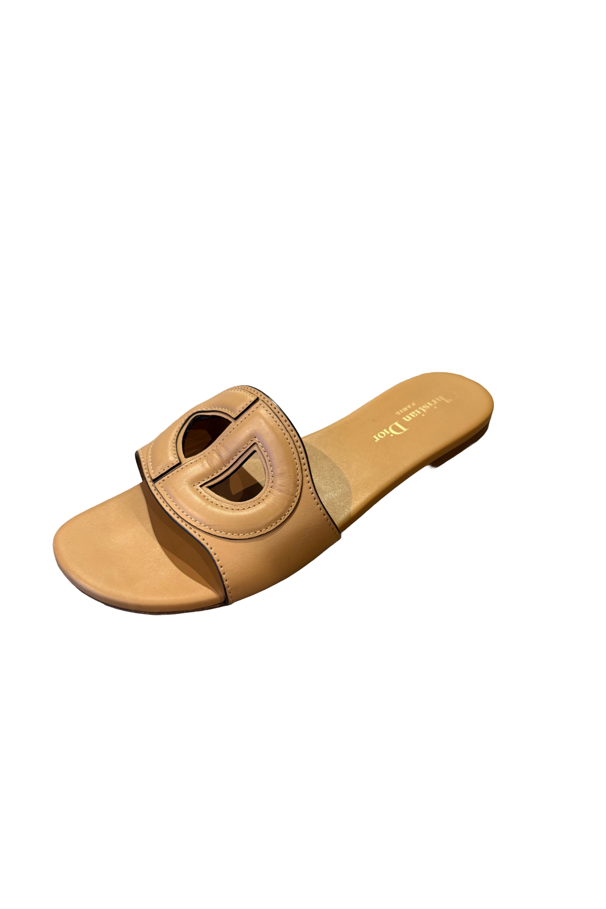 Dior CD Tan Slides