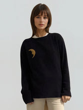 Load image into Gallery viewer, Elder Statesman Navy Moon Sweater
