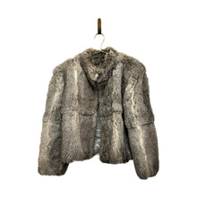 Load image into Gallery viewer, Brown &amp; Grey Fur Jacket
