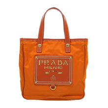 Load image into Gallery viewer, Prada Orange Logo Tote
