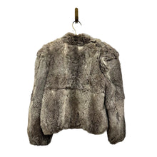 Load image into Gallery viewer, Brown &amp; Grey Fur Jacket
