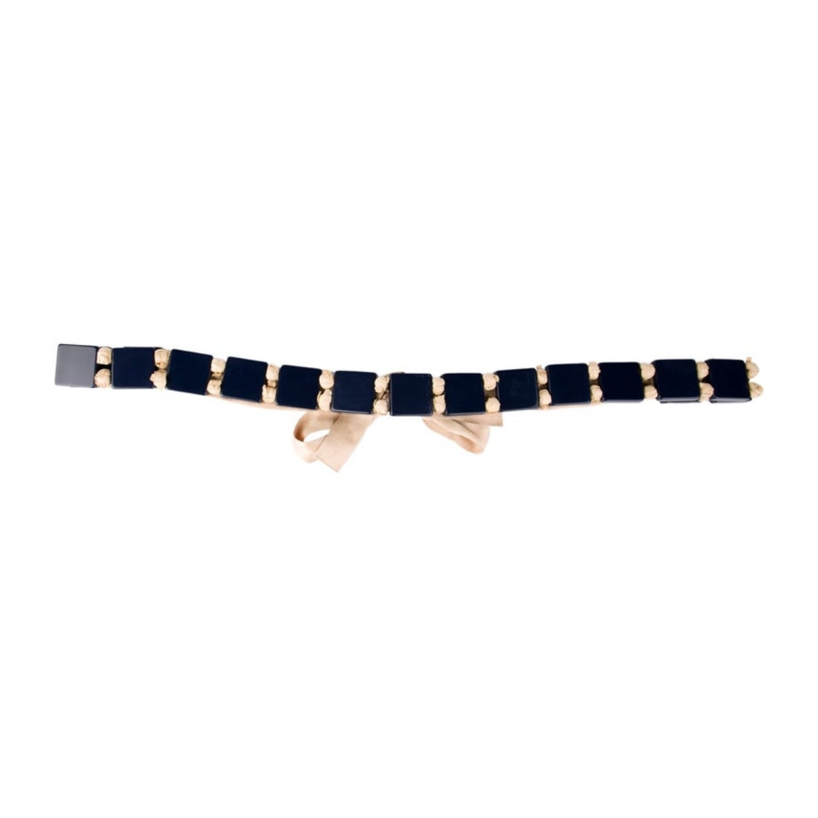 Prada Navy and Tan Belt