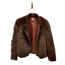 Load image into Gallery viewer, Brown Zip Up Short Fur
