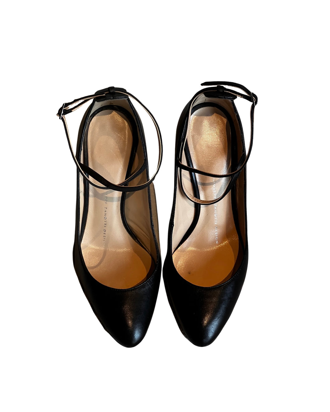 Giuseppe Zanotti Black Strappy Heels