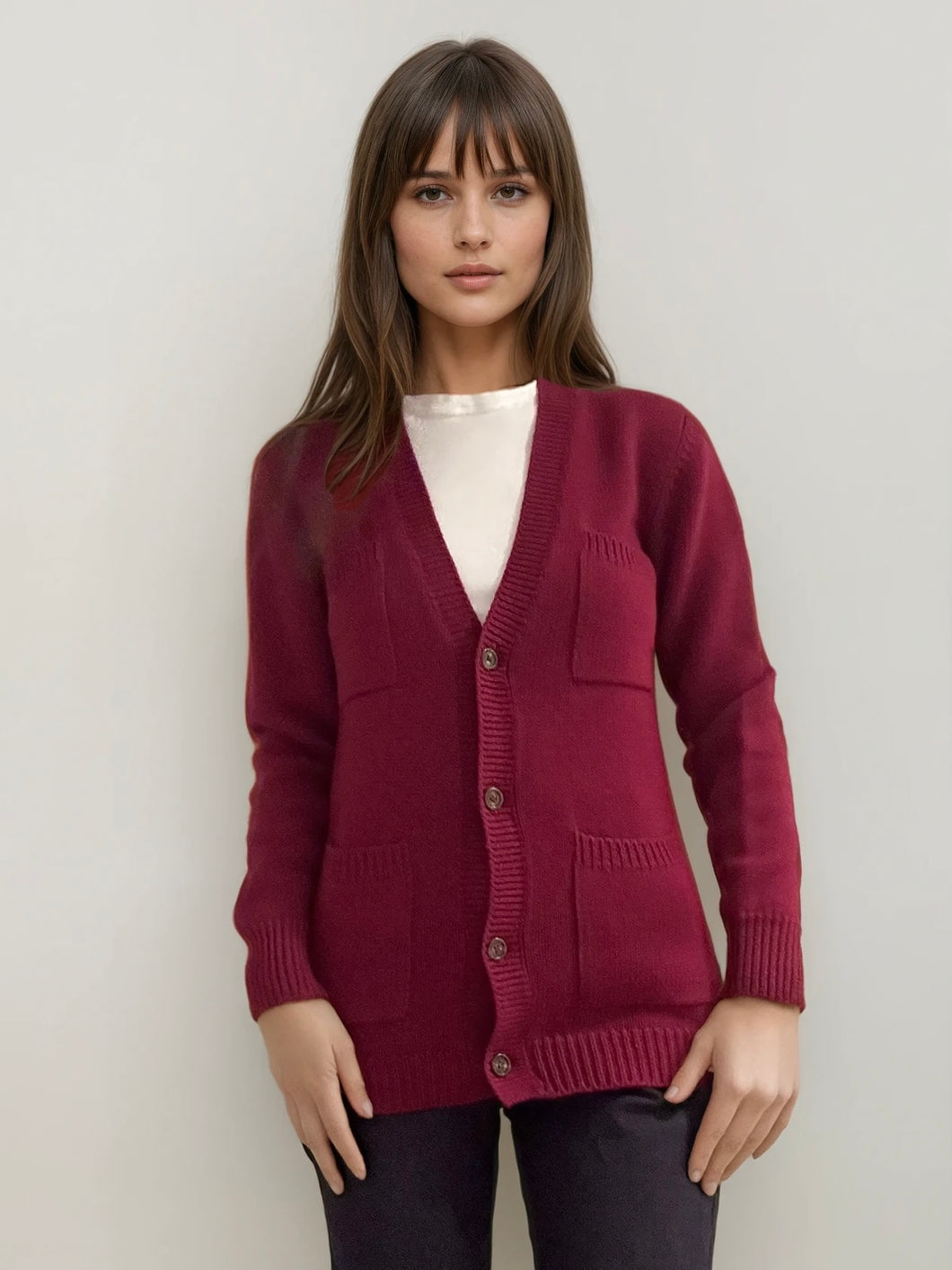 Calvin Klein Red Cardigan