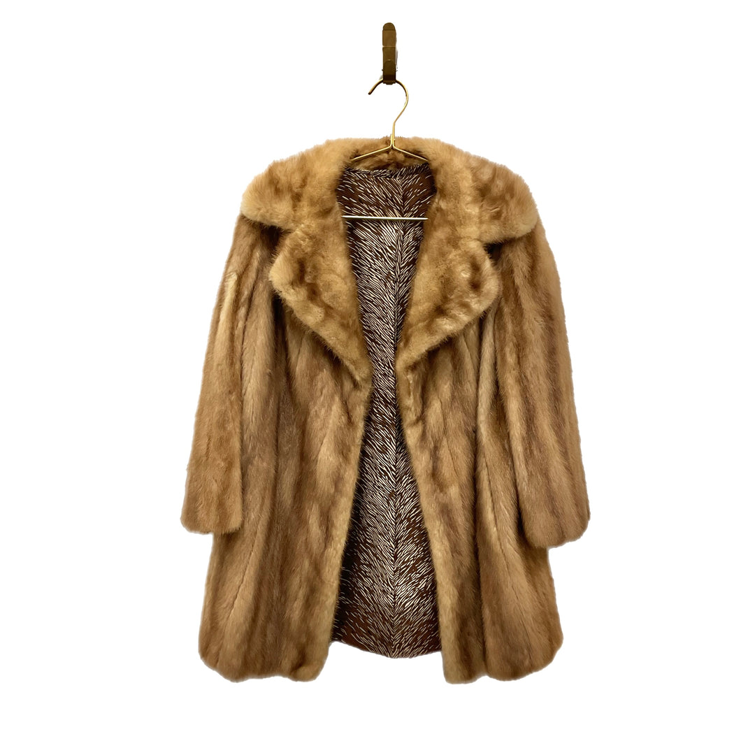 Chestnut Collared Long Coat