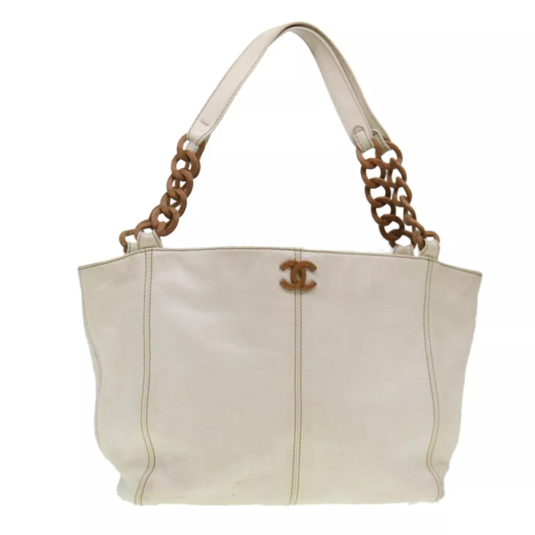 Chanel Ivory tote