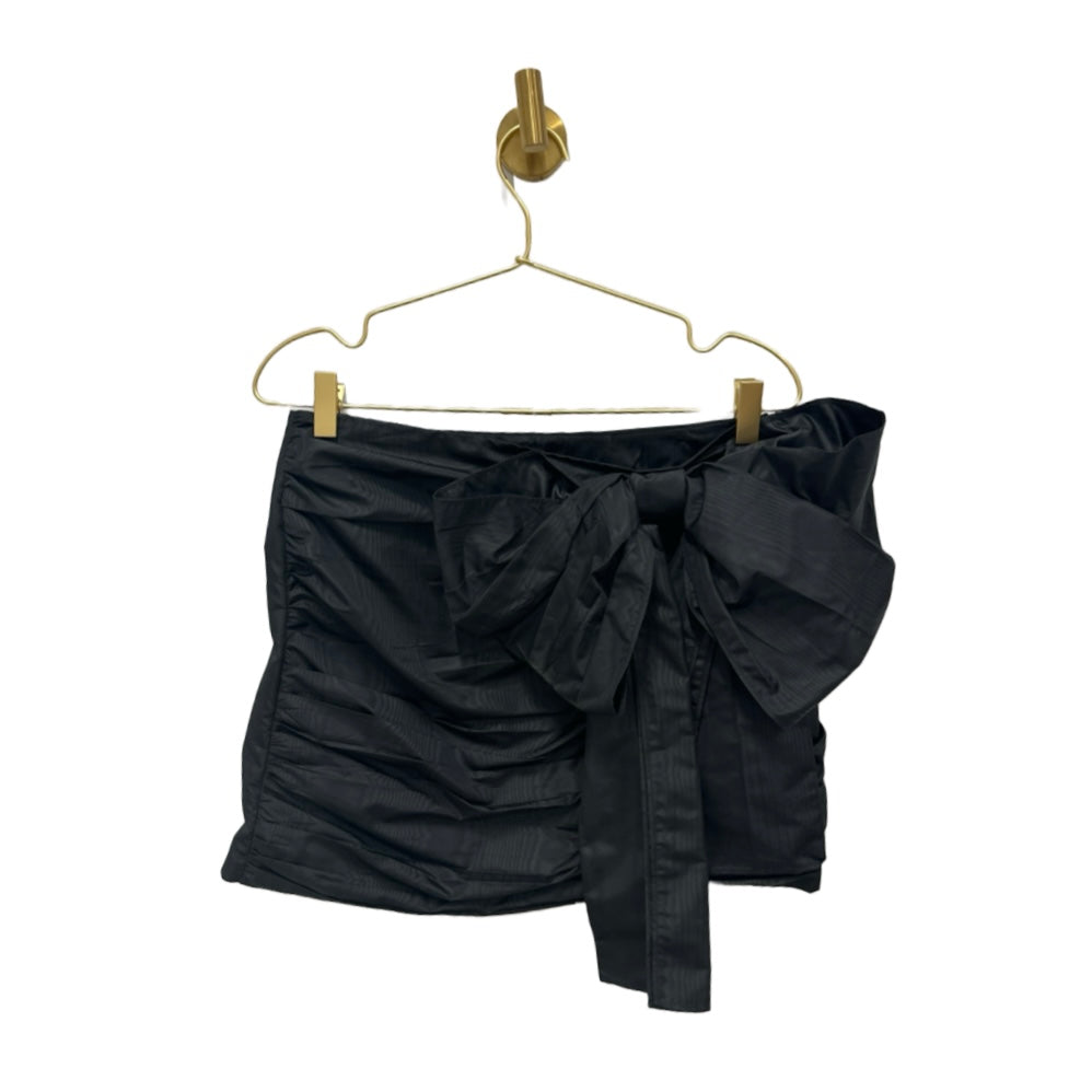 Valentino Black Bow Mini Skirt